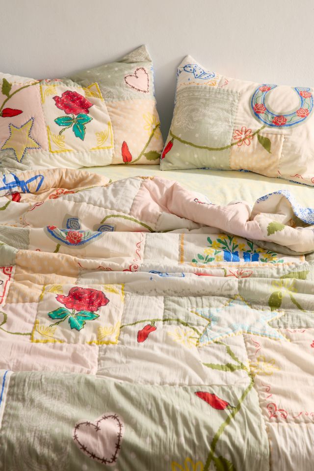 Whimsical Icons Reversible Quilt #1