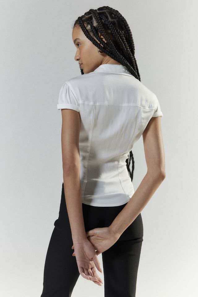 Chemise Boutonnée en Satin Sophie Silence + Noise #3