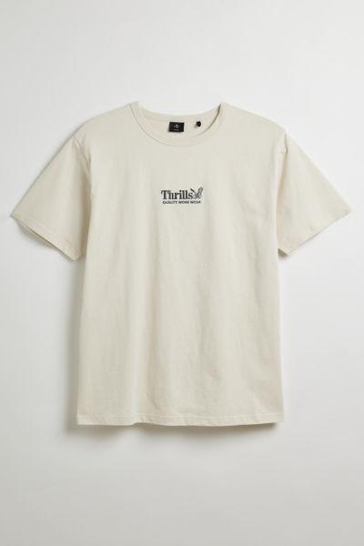 Thrills Workwear Tee In Heritage White, Men's At Urban Outfitters
