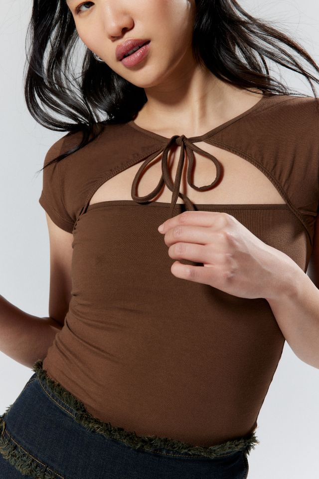 Motel Novalie Tie-Front Top #3