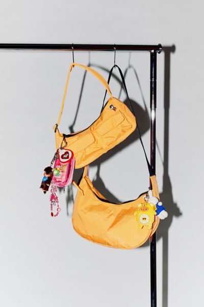 Baggu Cargo Nylon Shoulder Bag In Mango, Women's At Urban Outfitters In Yellow