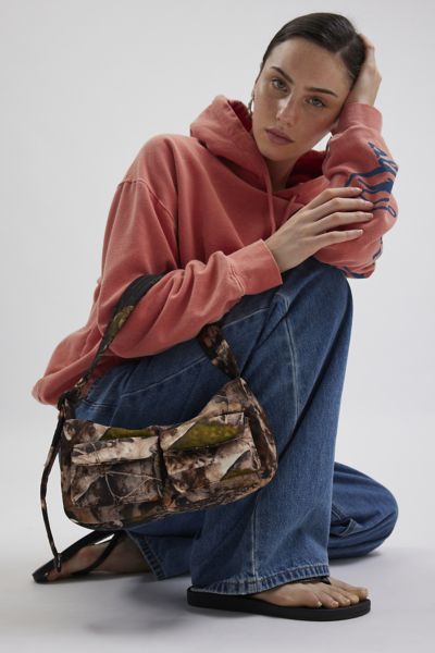 BDG Y2k Corduroy Shoulder Bag In Black,at Urban Outfitters
