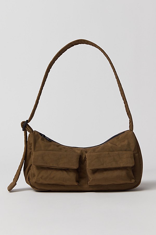 Shop Baggu Cargo Nylon Shoulder Bag In Seaweed, Women's At Urban Outfitters