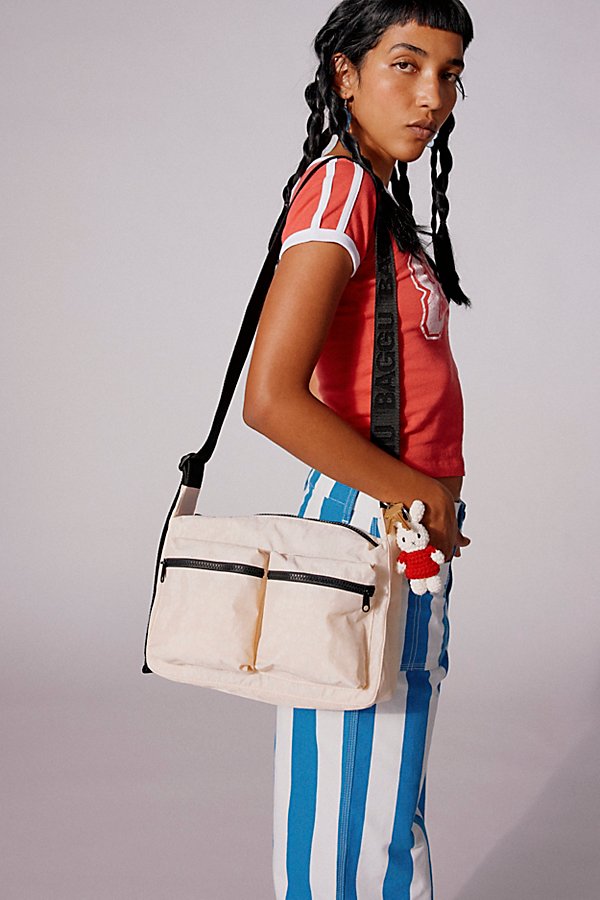Shop Baggu Medium Cargo Crossbody Bag In Ivory, Women's At Urban Outfitters