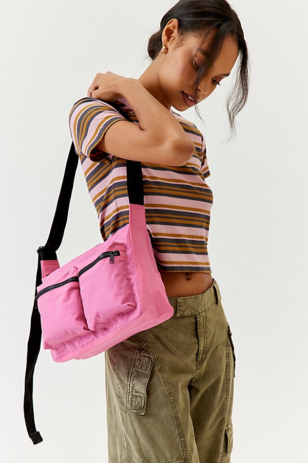 Baggu Medium Cargo Crossbody Bag In Azalea Pink, Women's At Urban Outfitters