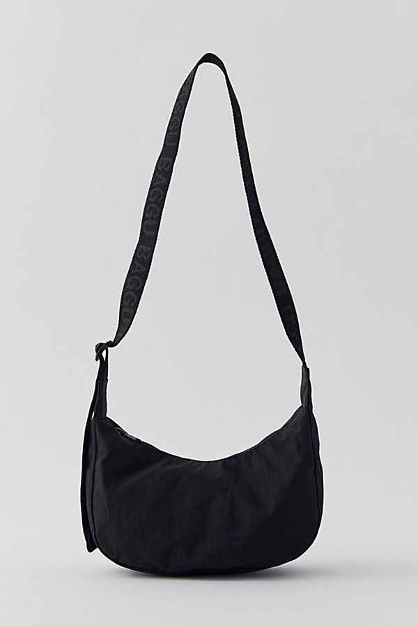 Shop Baggu Small Nylon Crescent Bag In Black, Women's At Urban Outfitters