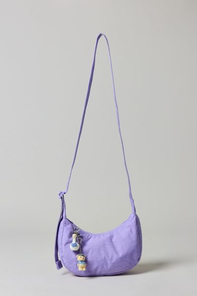 Baggu Small Nylon Crescent Bag In Wisteria, Women's At Urban Outfitters In Purple