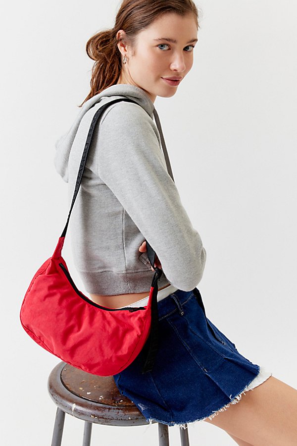Shop Baggu Small Nylon Crescent Bag In Candy Apple, Women's At Urban Outfitters