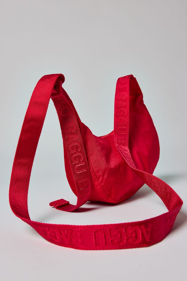 BAGGU Small Recycled Nylon Crescent Bag #1