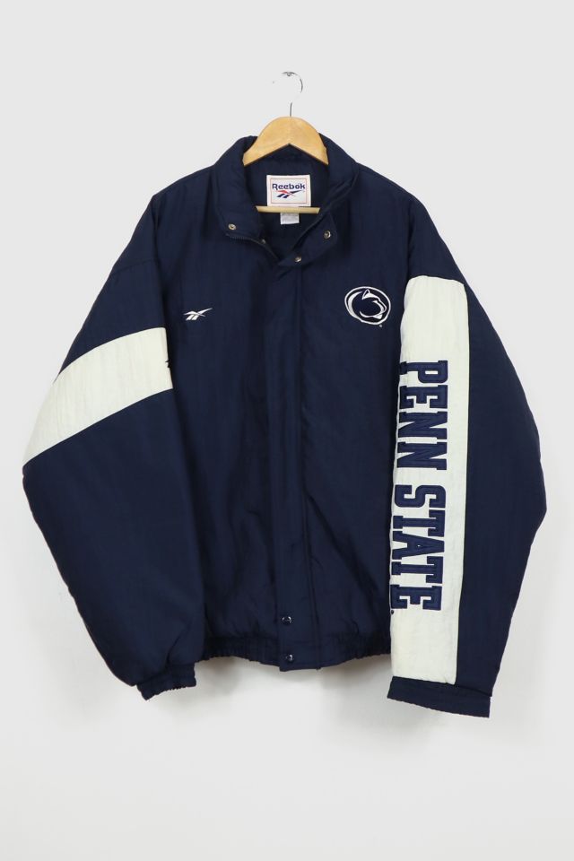 Vintage Reebok Penn State Full Zip Puffer Jacket Urban Outfitters