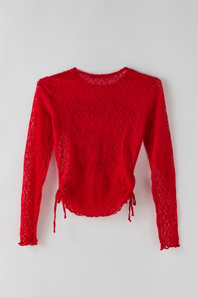 Vintage Lace Long Sleeve Top #1