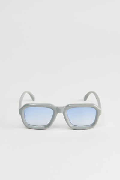 Shop Urban Outfitters Flynn Square Sunglasses In Blue, Men's At