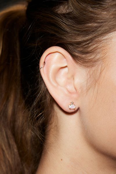 Delicate Galaxy Stone Earring