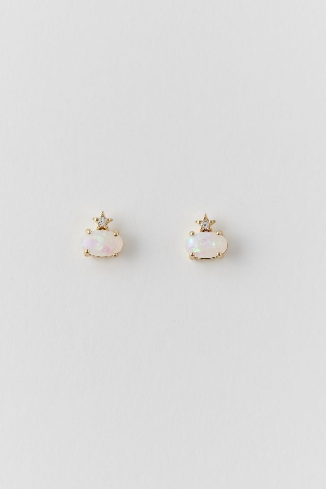 Delicate Galaxy Stone Earring #1