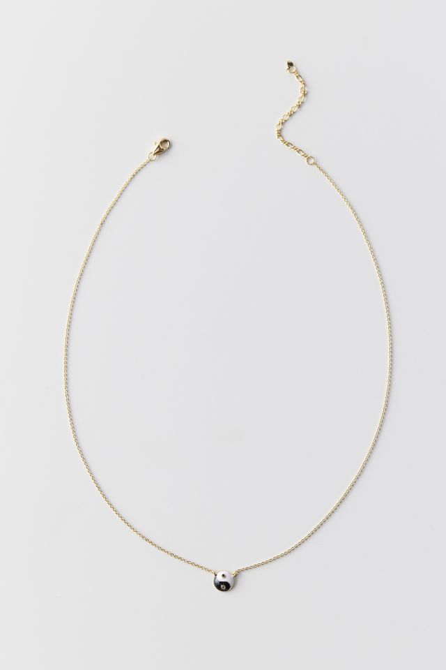 Delicate Yin Yang Charm Necklace #1