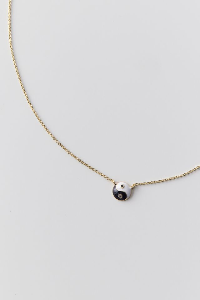 Delicate Yin Yang Charm Necklace #2