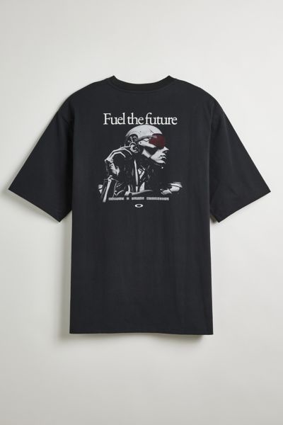 Oakley Uo Exclusive Fuel The Future Tee In Black, Men's At Urban Outfitters