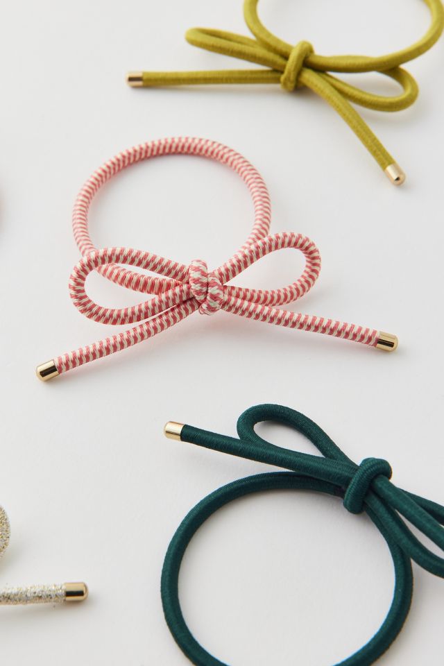 Bow Elastic Hair Tie Set #1