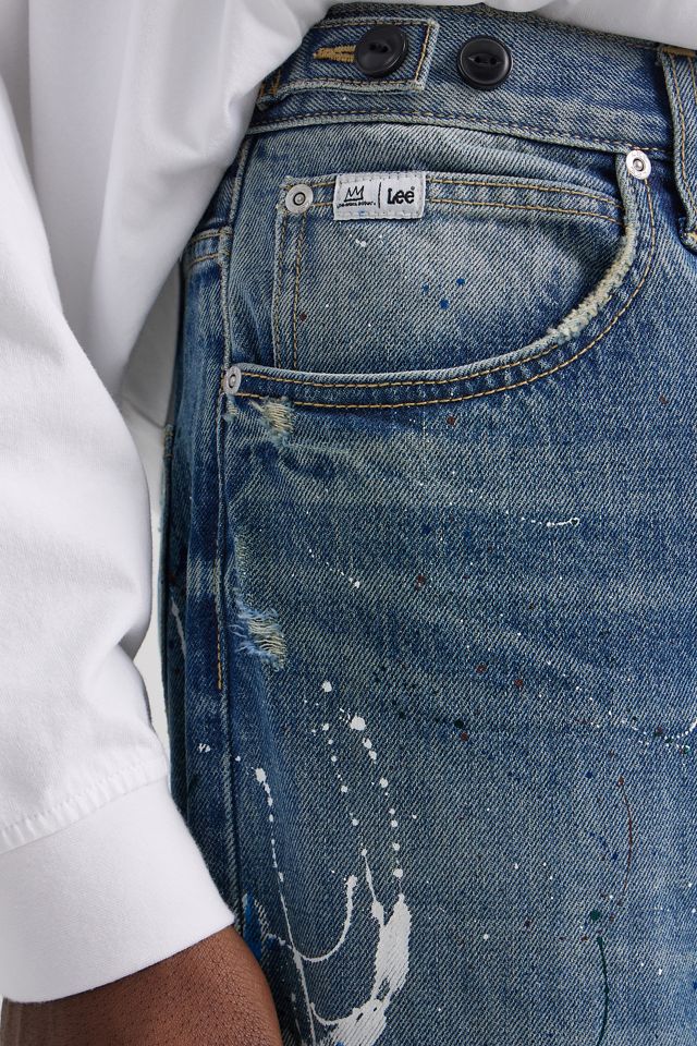 Lee X Jean-Michel Basquiat Paint Splatter Jean | Urban Outfitters