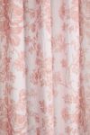 Toile Floral Window Panel