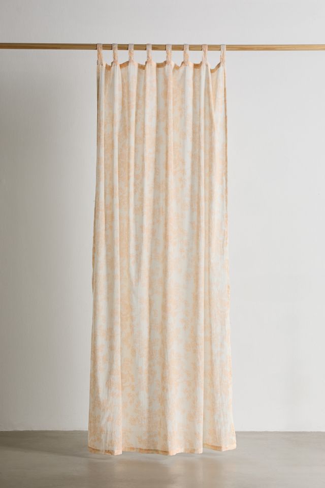 Panneau de fenêtre en coton floral à motifs #1