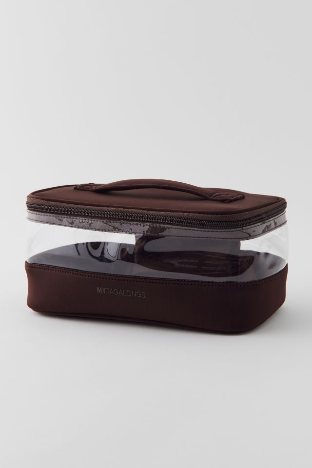 MYTAGALONGS Medium Clear Train Case Cosmetic Bag #1