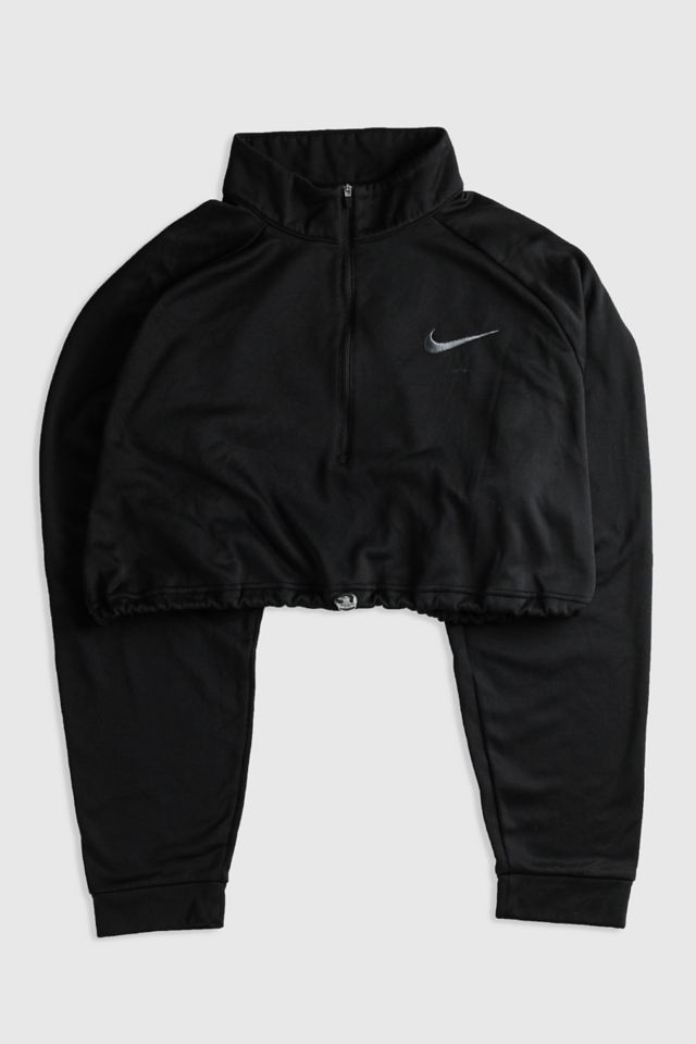 Nike cropped cheap track jacket