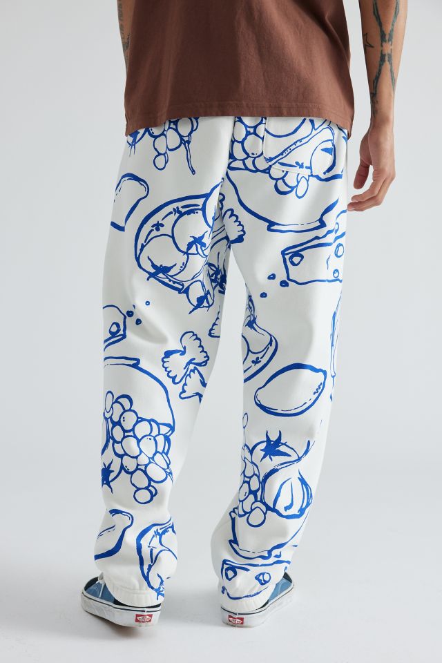 Pantalon Molletonné Imprimé Gras Exclusif OBEY UO #1