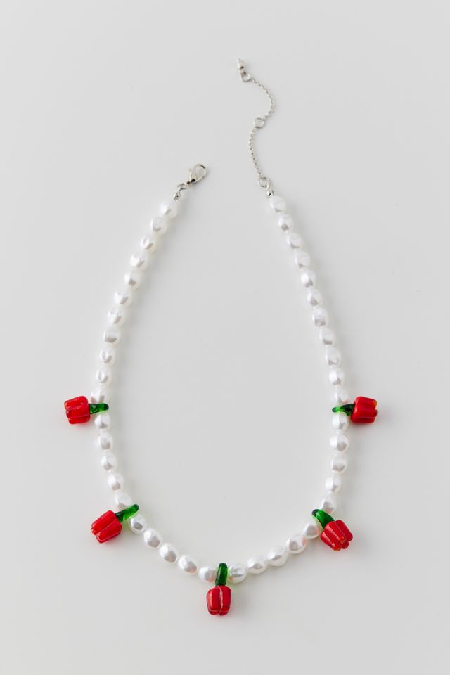 Pearl & Pepper Necklace