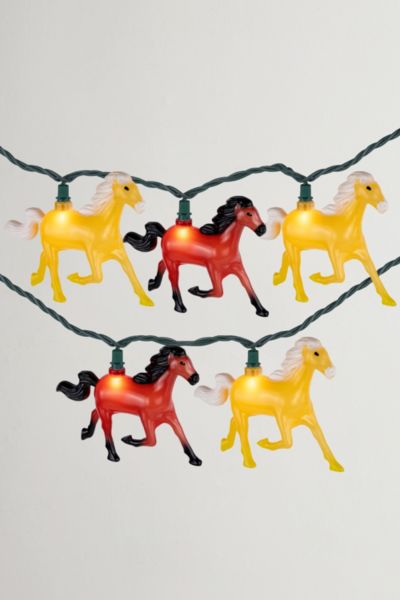 Urban Outfitters Wild Horse 6ft String Lights In Red At  In Black