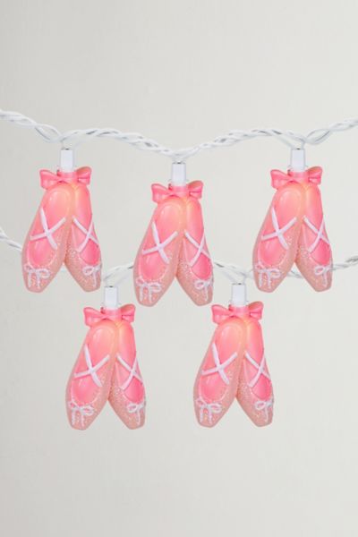 Urban Outfitters Ballerina Shoe 6ft String Lights Shoe In Pink At  In Pink
