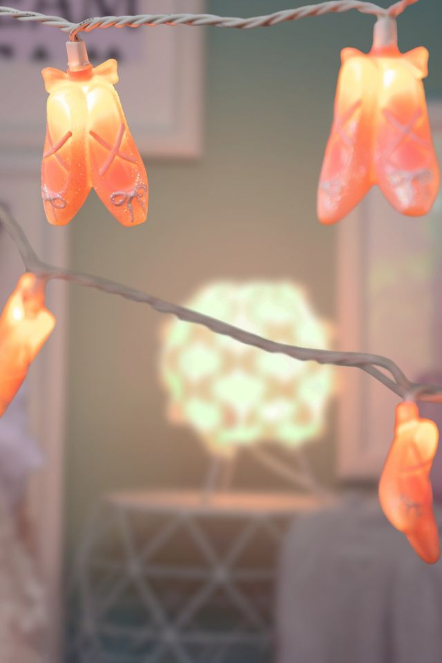 Ballerina Shoe 6ft String Lights #1