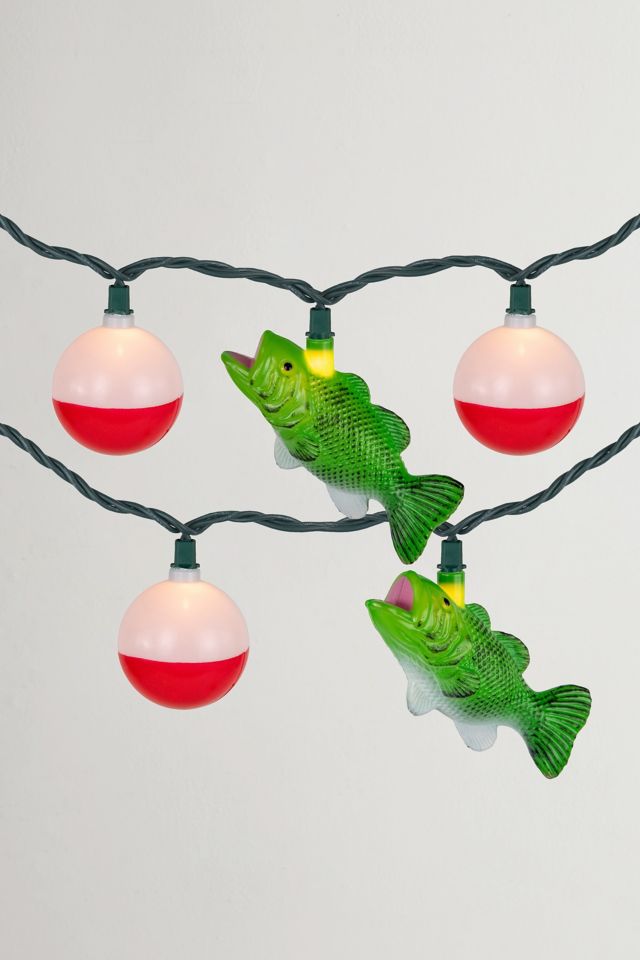 Bass and Bobber 6ft String Lights