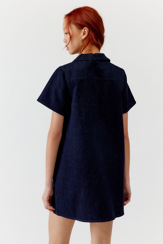 Motel Reiga Denim Mini Dress Urban Outfitters