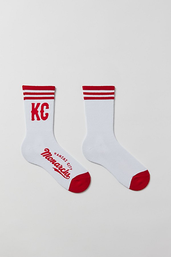 Urban Outfitters Kansas City Striped Crew Sock In Red, Men's At