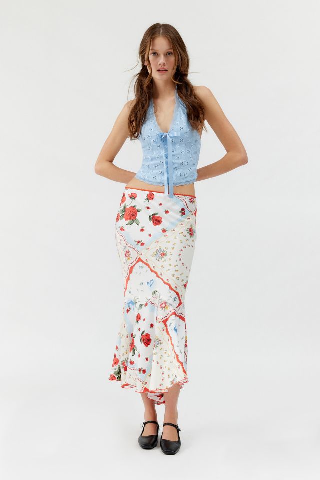 Kimchi Blue Skylar Tulip Midi Skirt #3