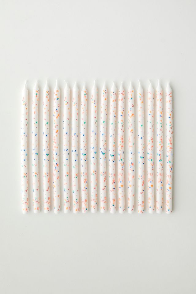 Meri Meri Neon Confetti Party Candle Set #1