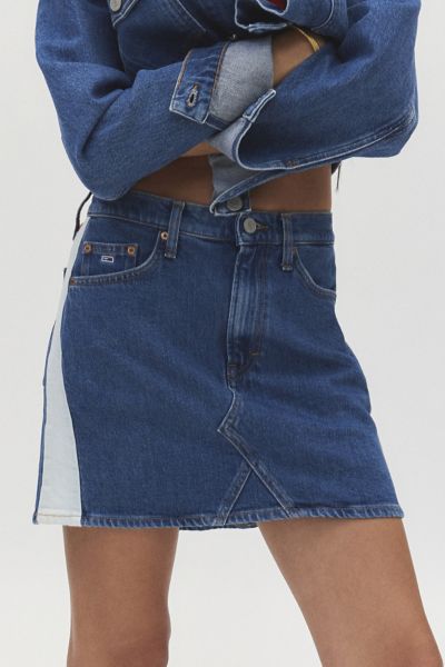 Tommy Jeans Izzie Denim Flag Mini Skirt