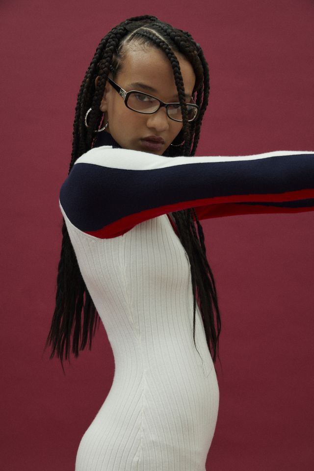 Tommy Jeans Colorblocked Ribbed Sweater Dress #2