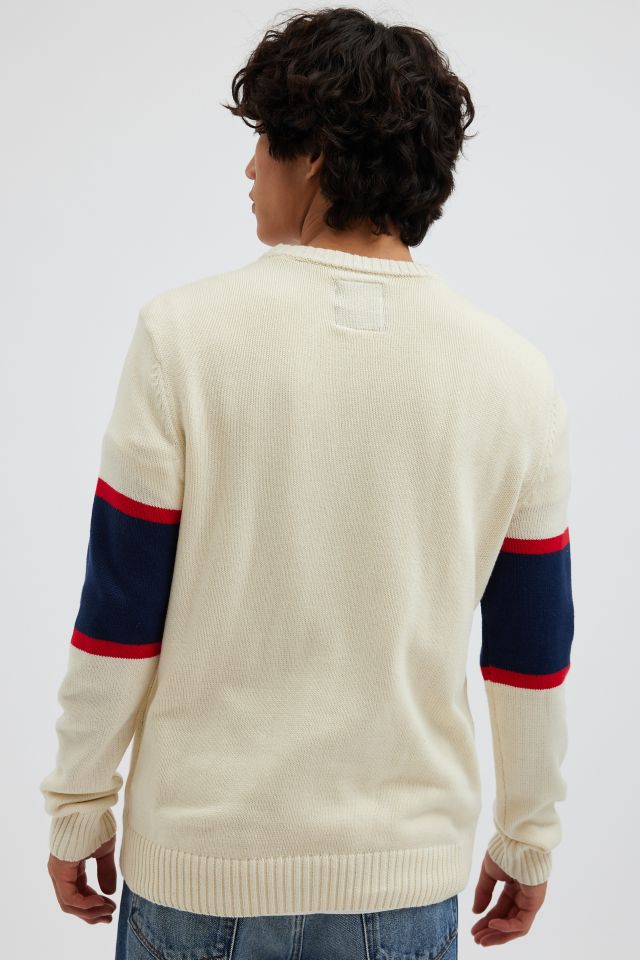 American Needle Pabst Blue Ribbon McCallister Crew Neck Sweater #1