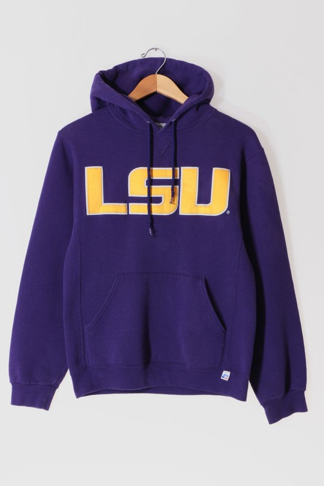 Vintage LSU Louisiana State University Applique Hooded Pullover ...