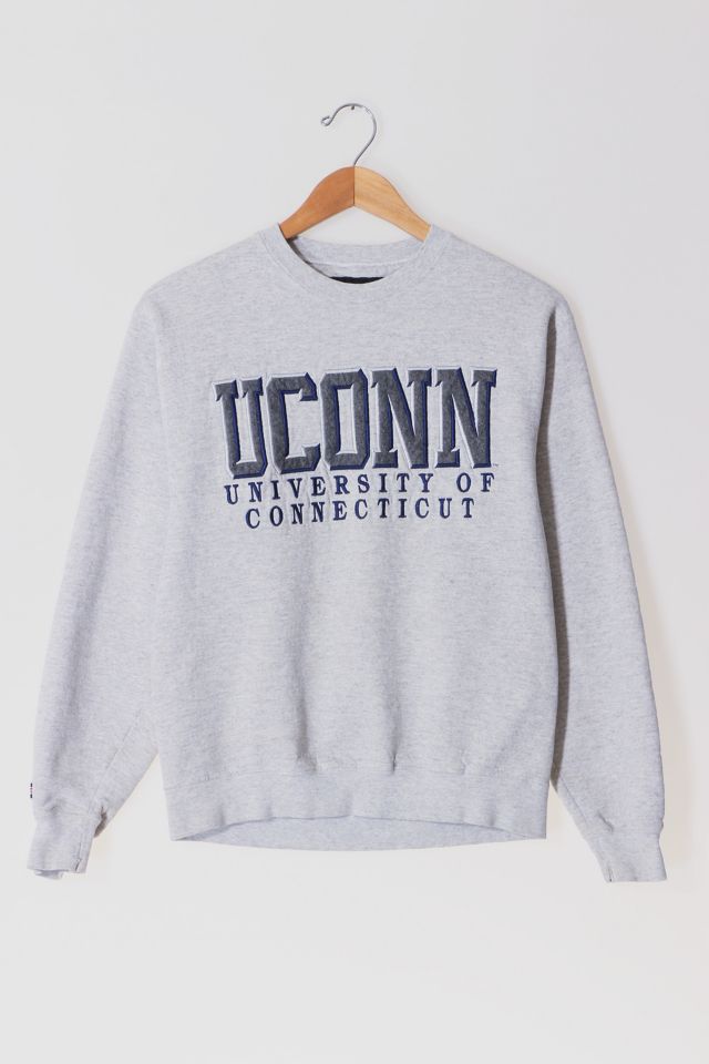 Vintage UCONN University of Connecticut Applique Crewneck Sweatshirt