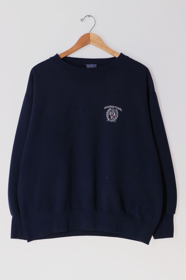 Vintage Georgetown University Embroidered Crewneck Sweatshirt