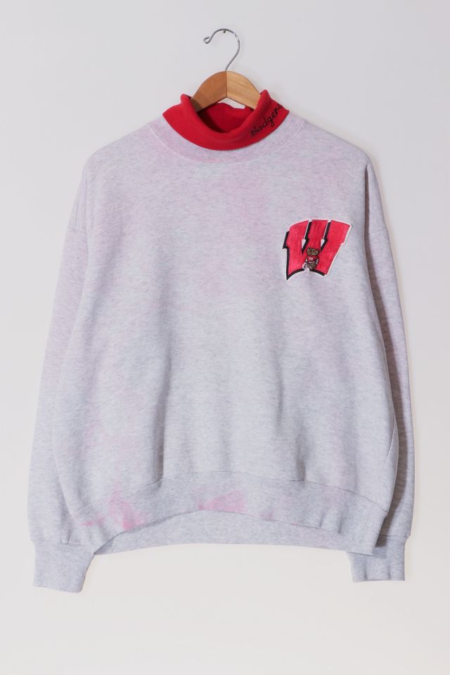 Vintage University of Wisconsin Badgers Turtle Neck Sweatshirt | Urban ...