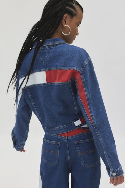 Tommy Jeans Claire Crop Denim Trucker Jacket