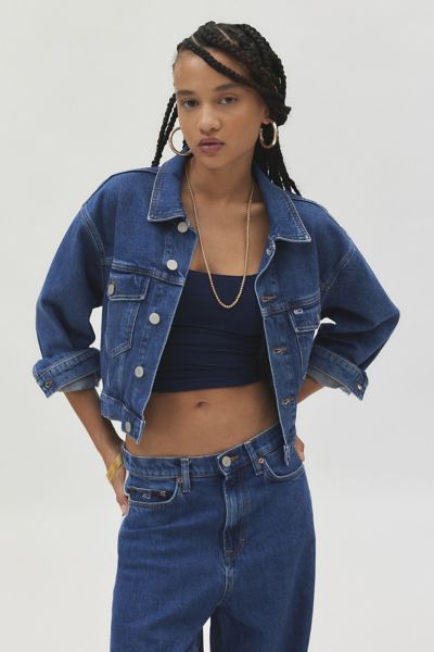 Tommy Jeans Claire Crop Denim Trucker Jacket