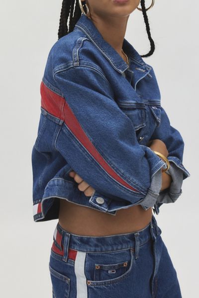 Tommy Jeans Claire Crop Denim Trucker Jacket