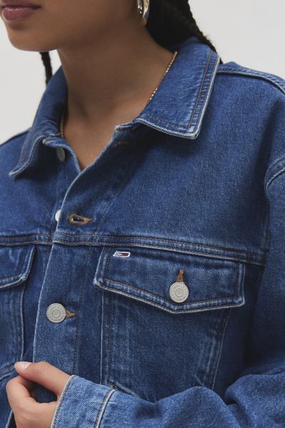 Tommy Jeans Claire Crop Denim Trucker Jacket