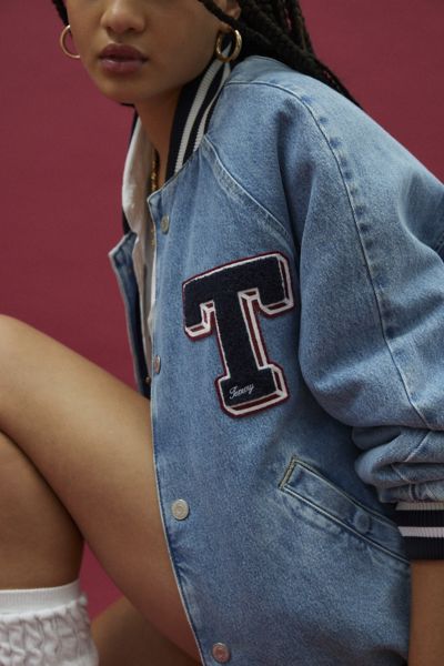 Tommy Jeans Letterman Denim Jacket