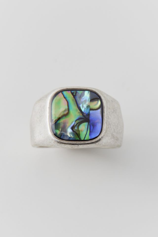 Abalone Signet Ring #1